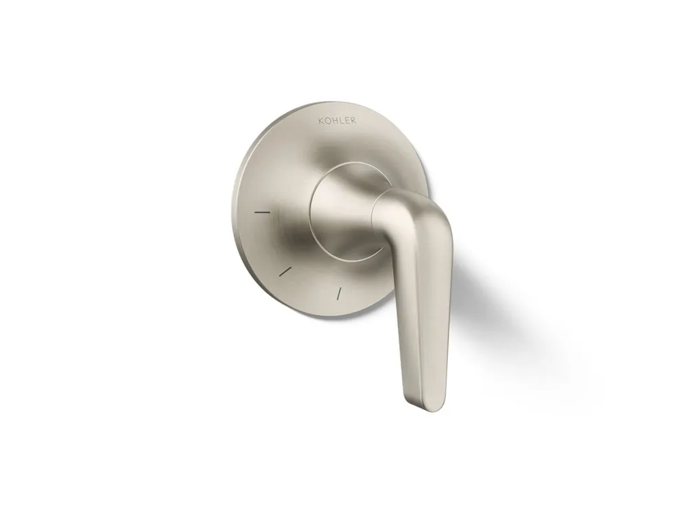 Kohler Tempered Volume Control Trim, Vibrant Brushed Nickel