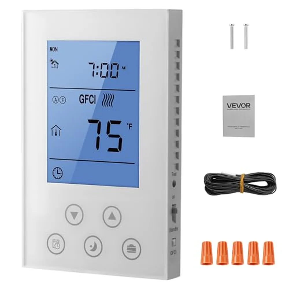 VEVOR 7-Day Programmable Floor Heating Thermostat