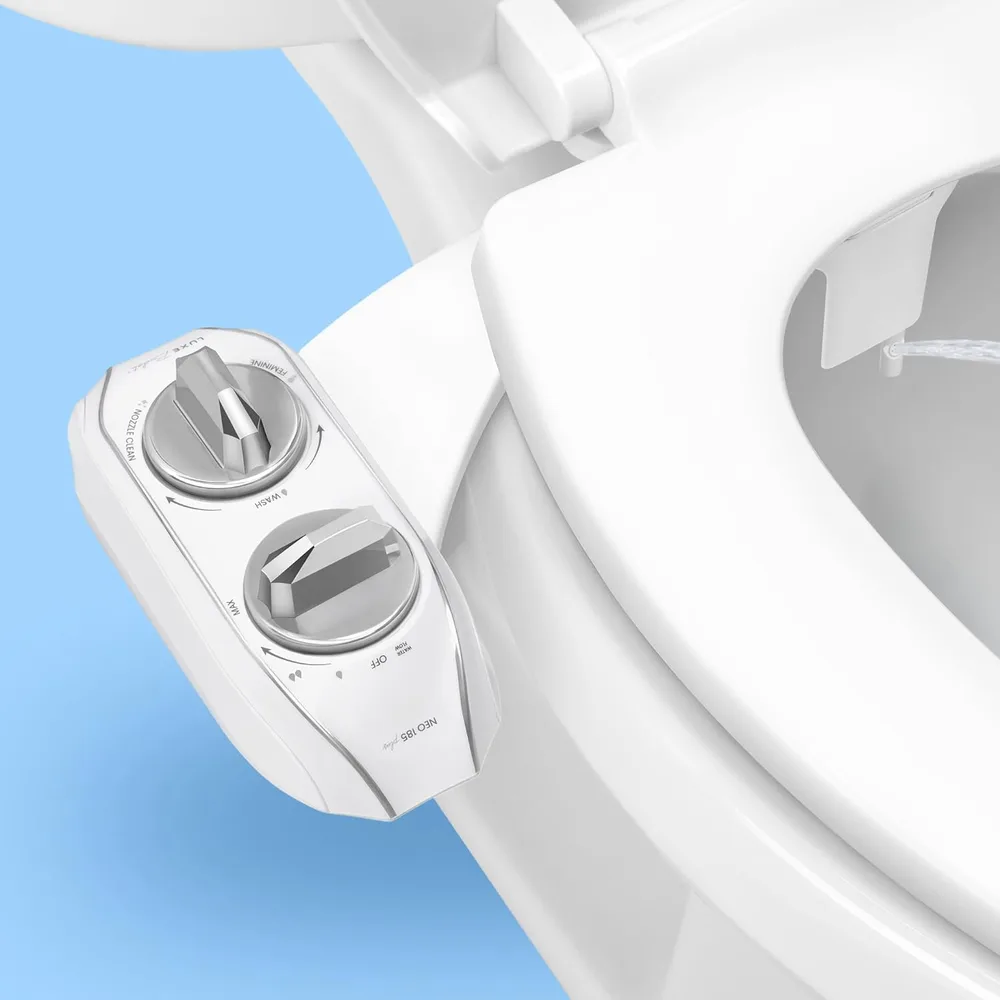LUXE Bidet NEO 185 Plus Bidet Attachment, Chrome