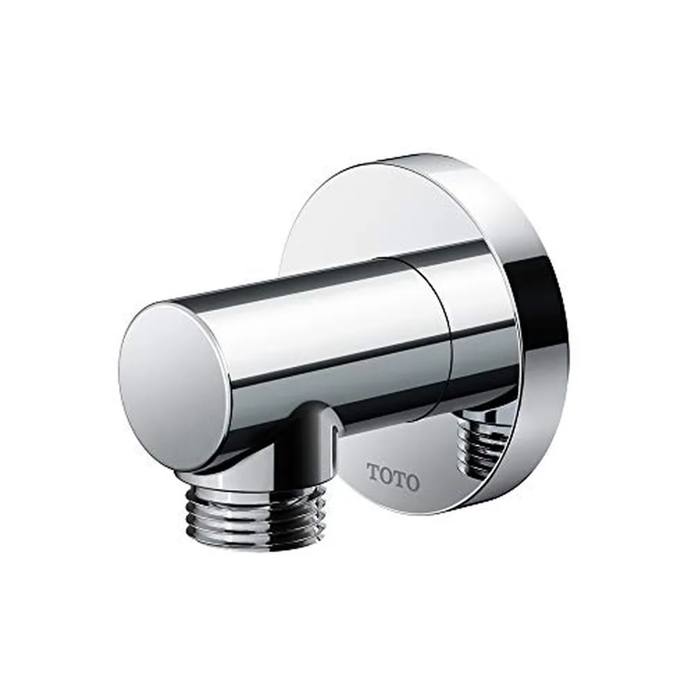 TOTO Round Wall Outlet for Handshower, Polished Chrome
