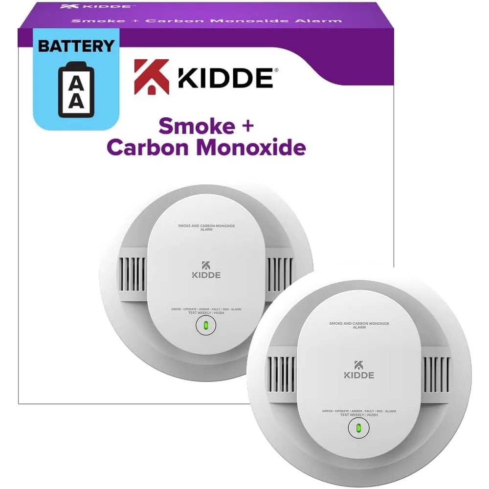 Kidde Smoke & Carbon Monoxide Alarm, AA Battery