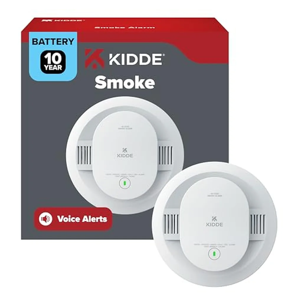 Kidde 10-Year Sealed Battery Smoke Alarm (Voice)