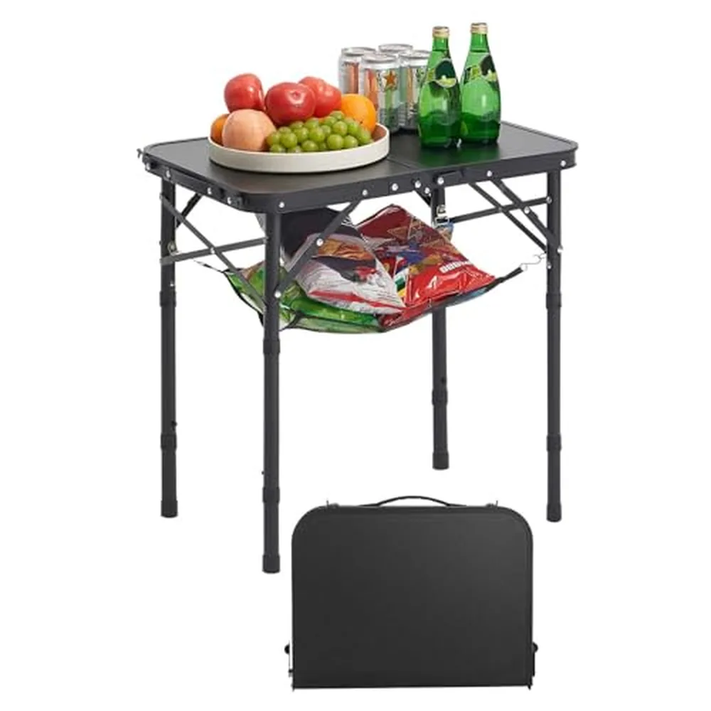 VEVOR Folding Aluminum Camping Table, 24 x 16 in