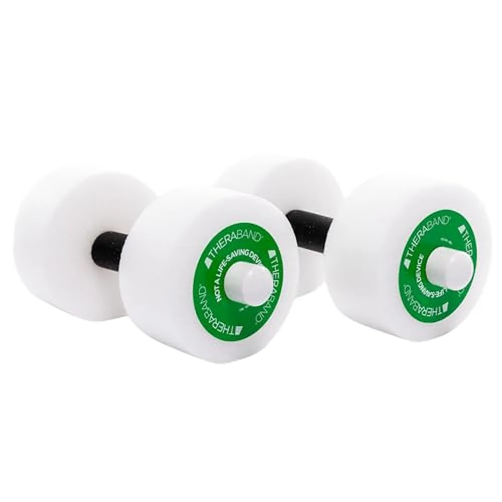 THERABAND Foam Aquatic Dumbbells, Green