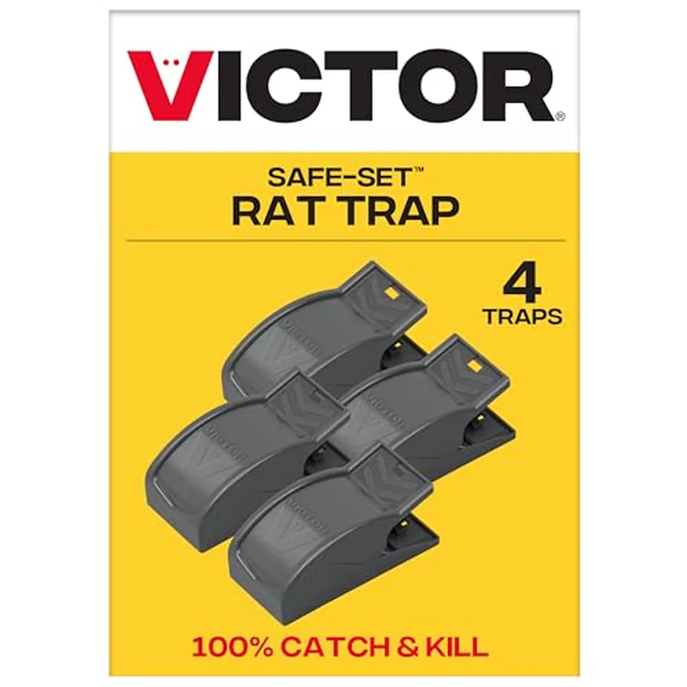 Victor Safe-Set Rat Trap, 4-Pack