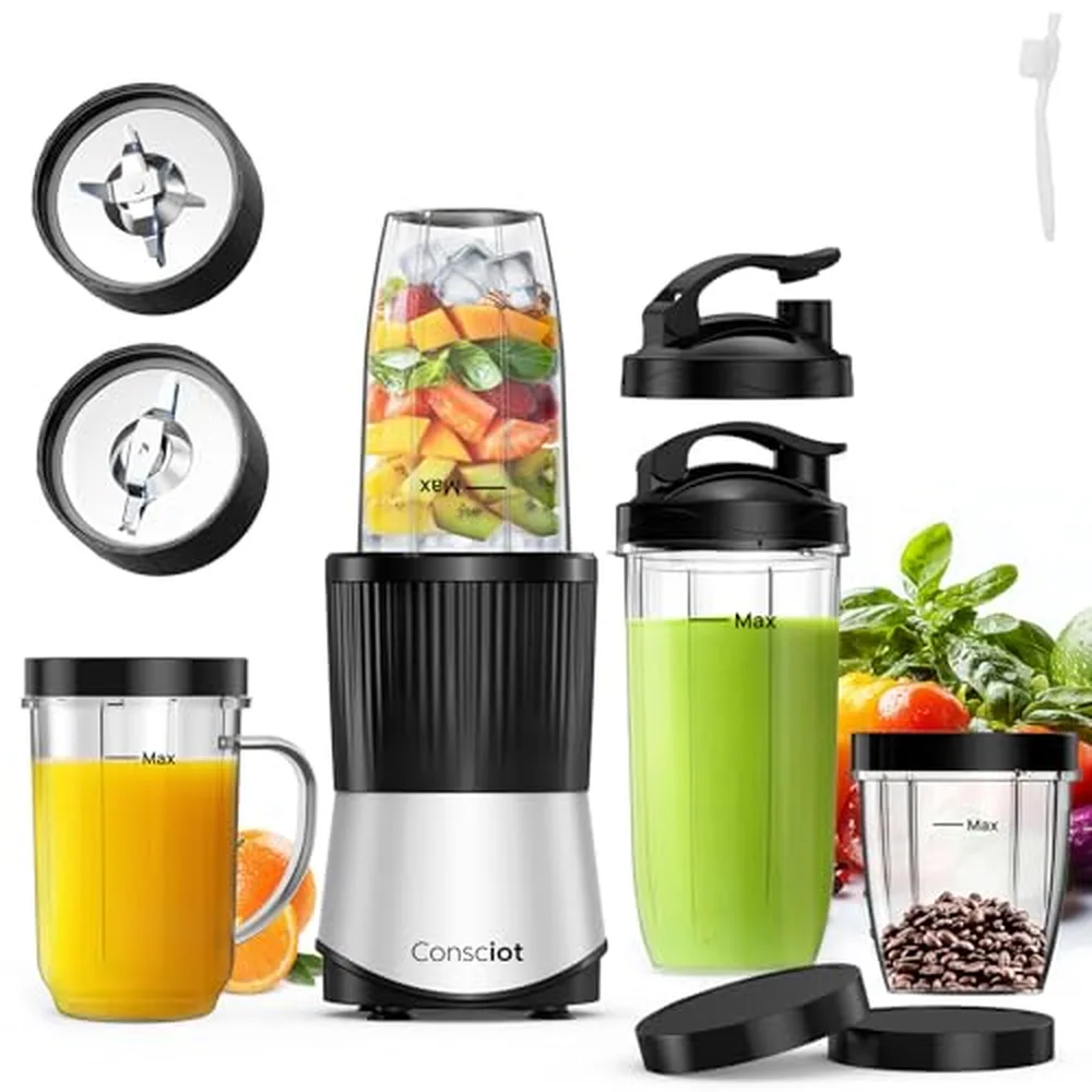 Consciot 16-Piece Blender & Grinder Combo