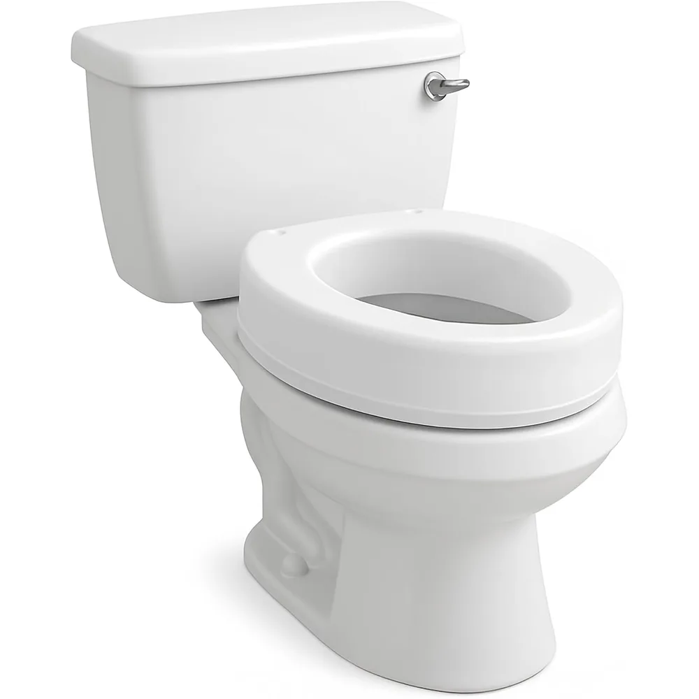 Carex Round Raised Toilet Seat, 3.5 Inch