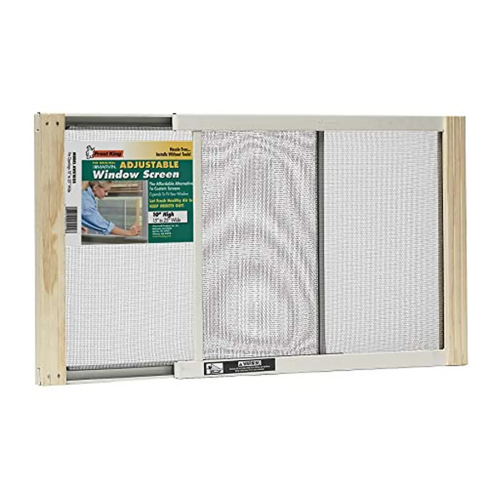 Frost King Adjustable Window Screen, 10 in High