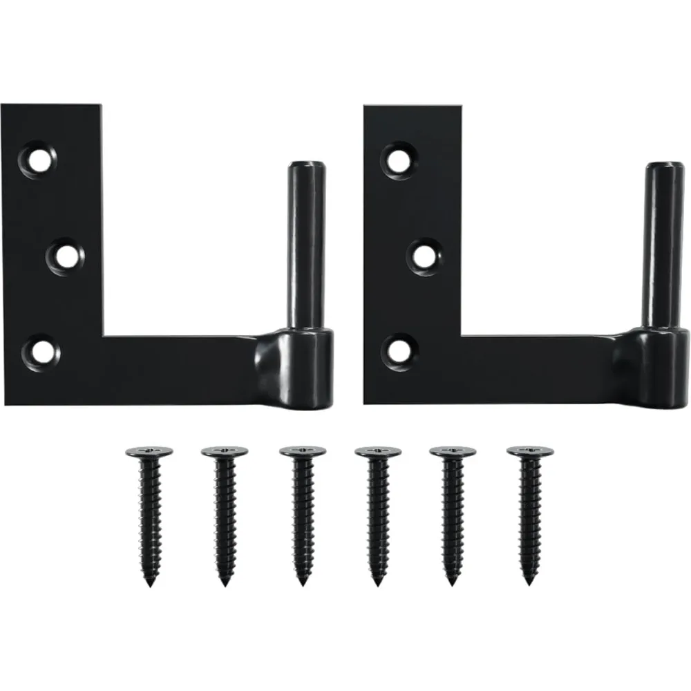 SteelTek Stainless Steel Jamb Pintel, 2-Inch Offset, Pair