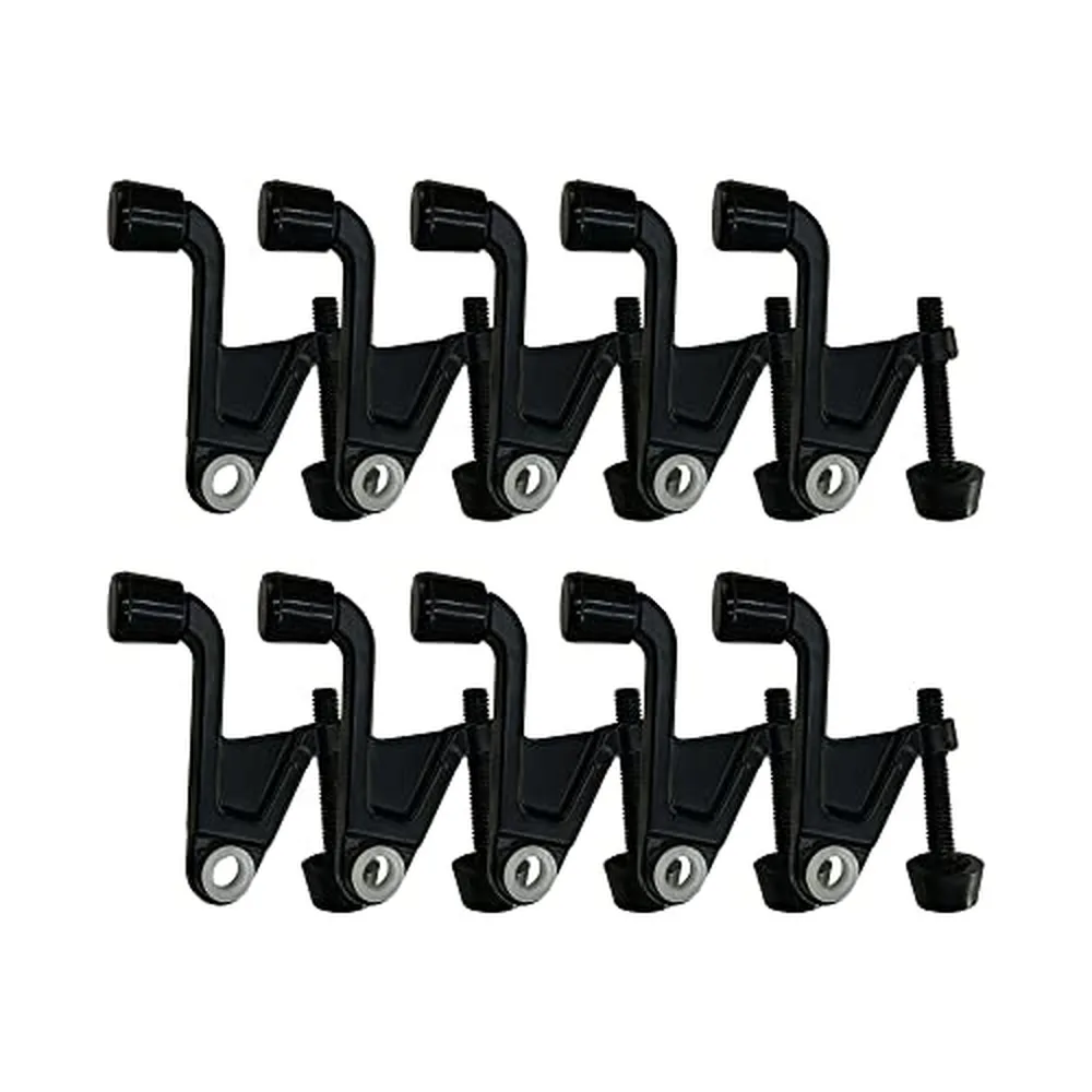 Design House Hinge Pin Doorstop, Matte Black
