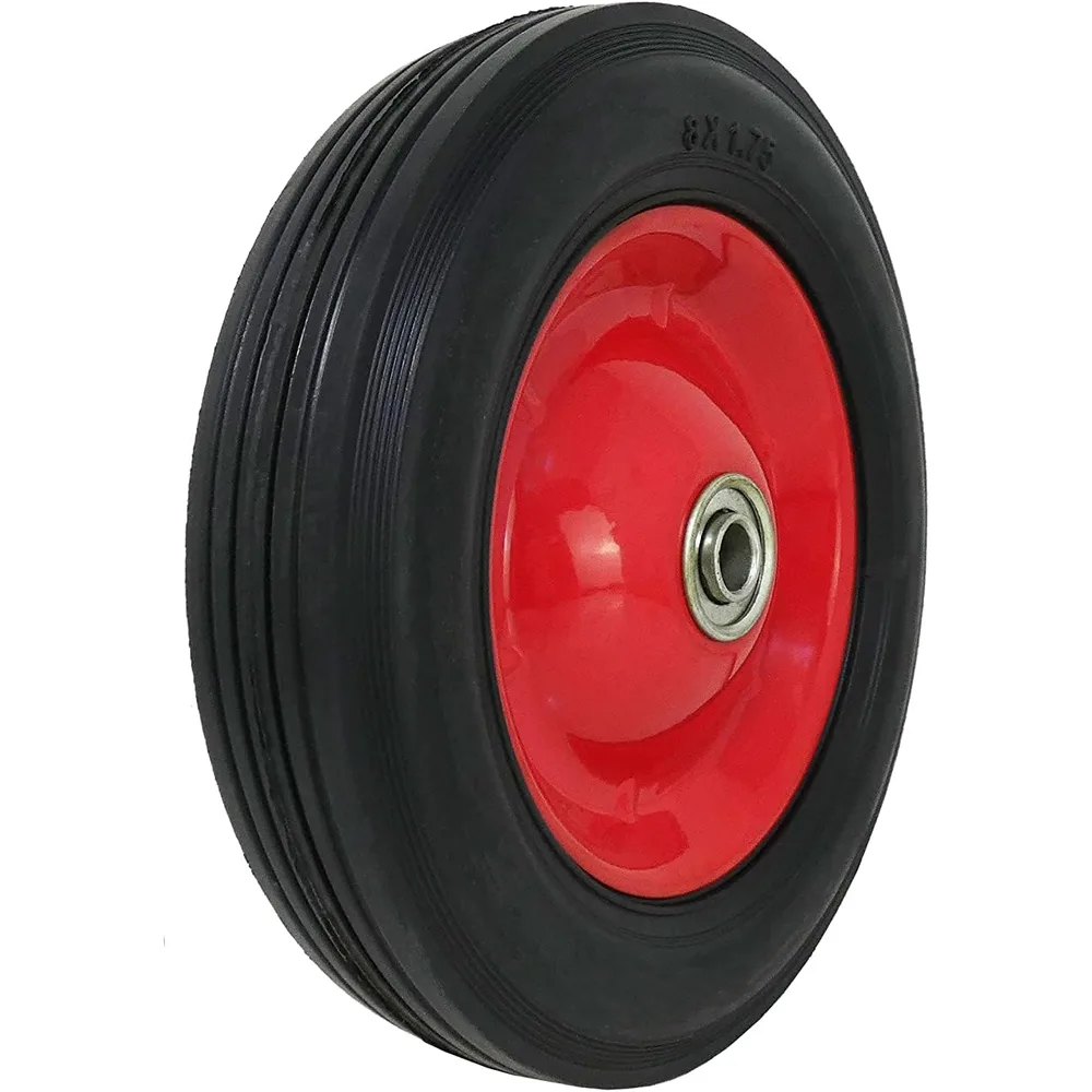 Shepherd 8-Inch Semi-Pneumatic Tire with Steel Hub