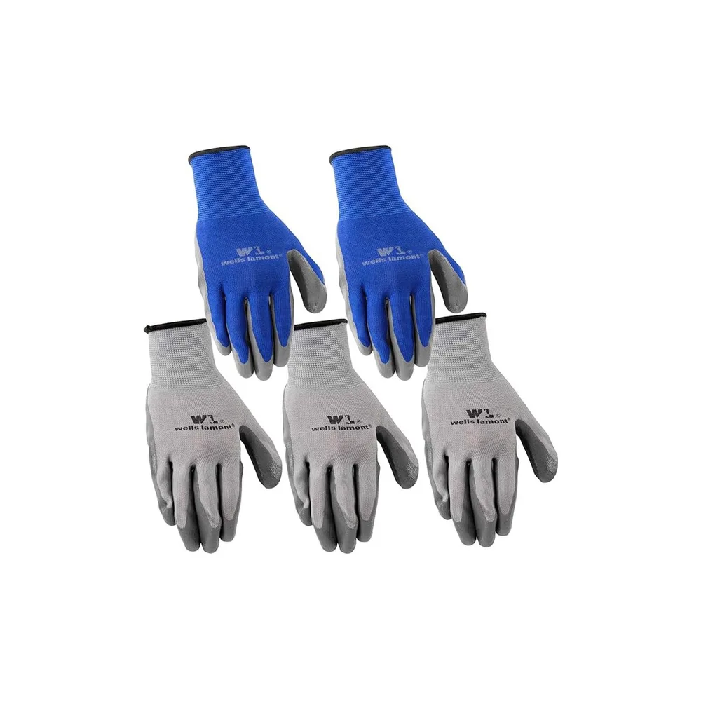Wells Lamont Nitrile Work Gloves, Large, 10-Pair