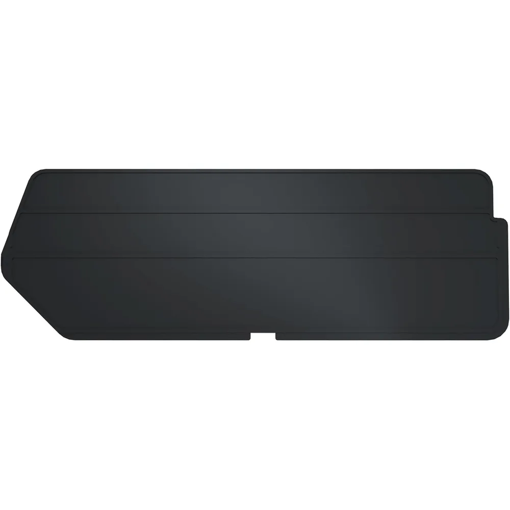 Akro-Mils Lengthwise Bin Dividers, Black, 6-Count