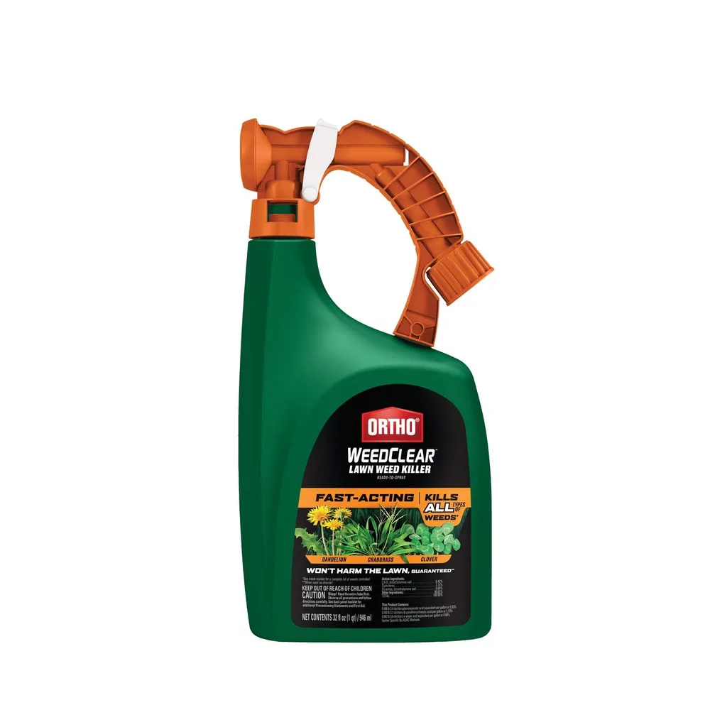 Ortho WeedClear Lawn Weed Killer, Ready-to-Spray, 32 oz