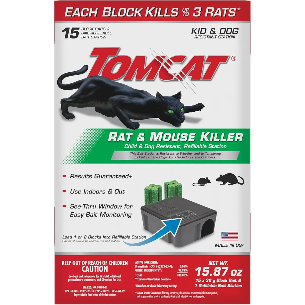 Tomcat Refillable Rodent Bait Station