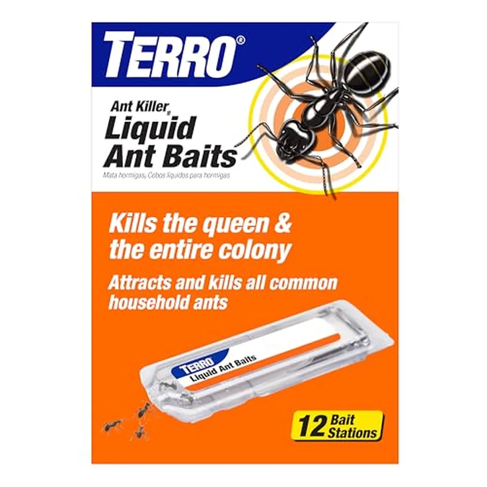 TERRO Liquid Ant Bait Stations, 12-Pack
