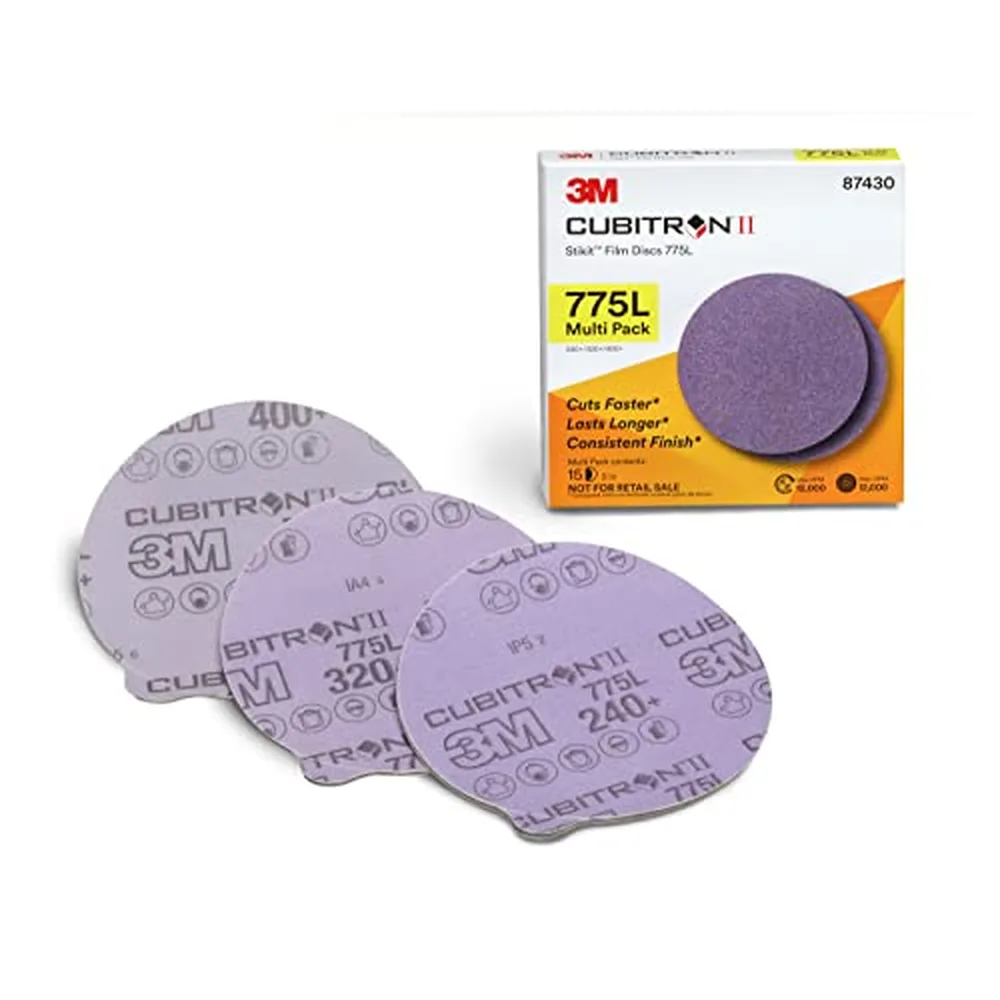 3M Cubitron II Stikit Film Discs, Multi-Grade