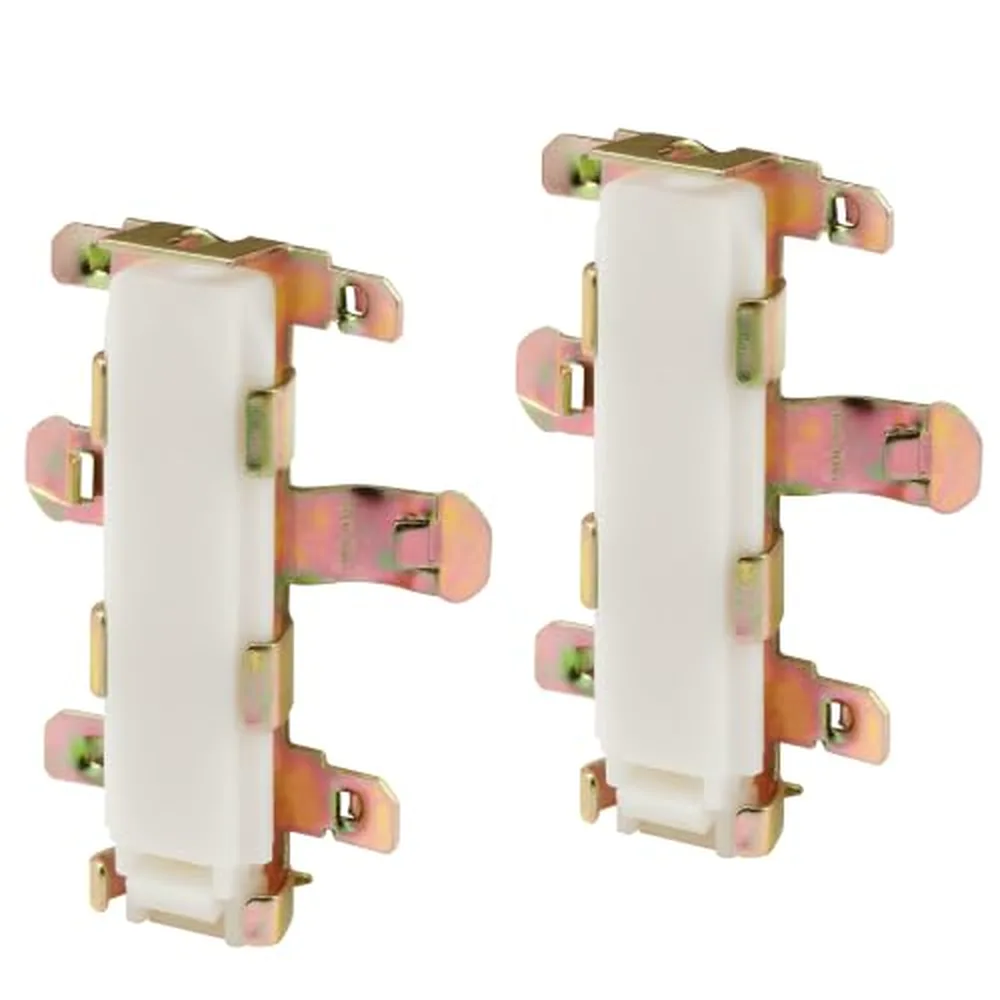 Prime-Line Closet Door Bottom Guide, 2-Pack