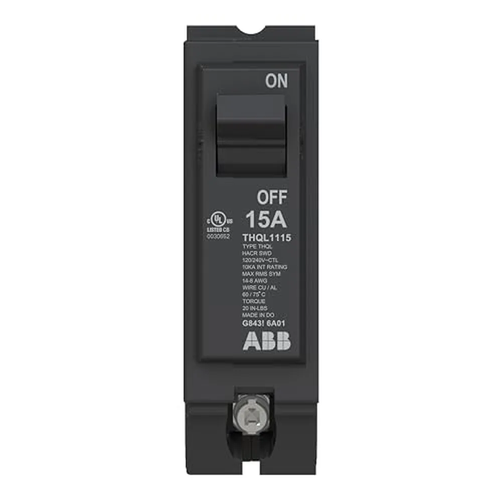 ABB Q-Line 15 Amp Single-Pole Circuit Breaker