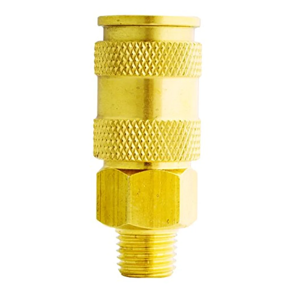 Milton Hi-Flo V-Style Air Coupler, 3/8 in MNPT