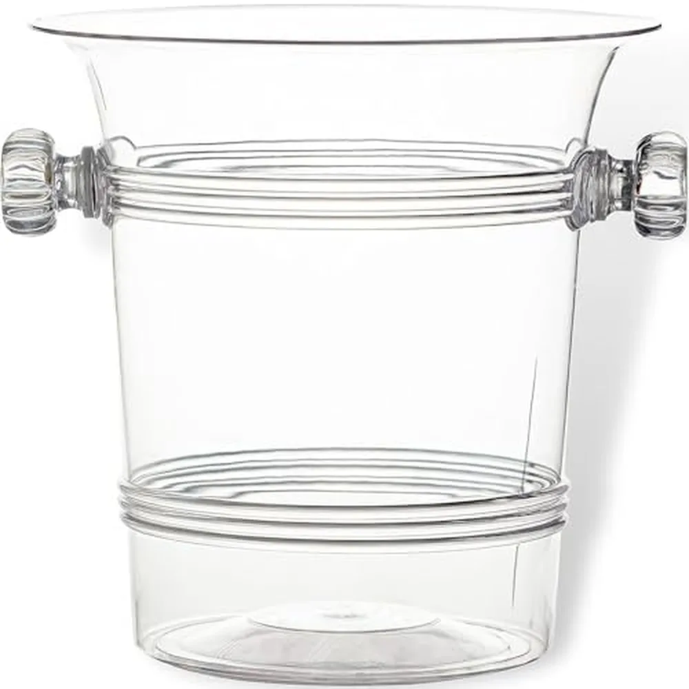 Clear Plastic Ice Bucket