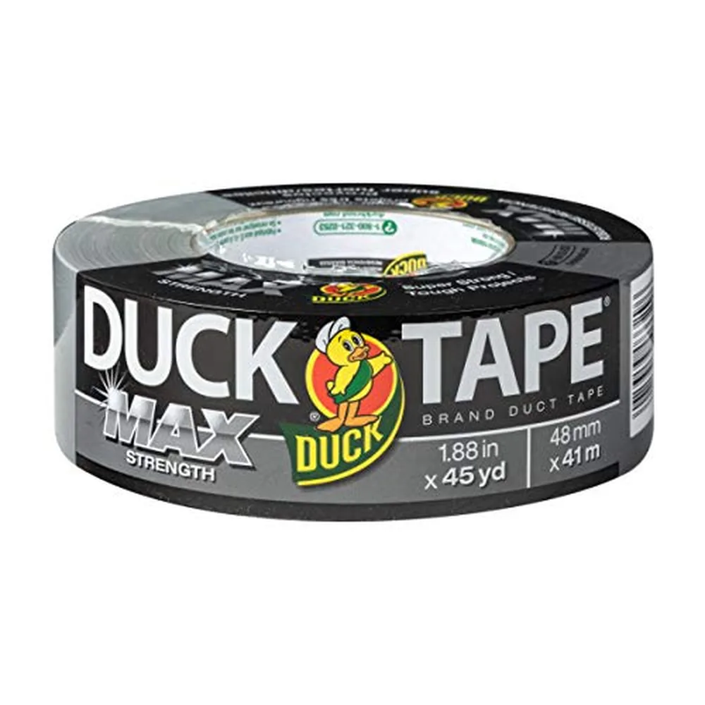 Duck Brand Max Strength Duct Tape, 1.88 in x 45 yd, Silver