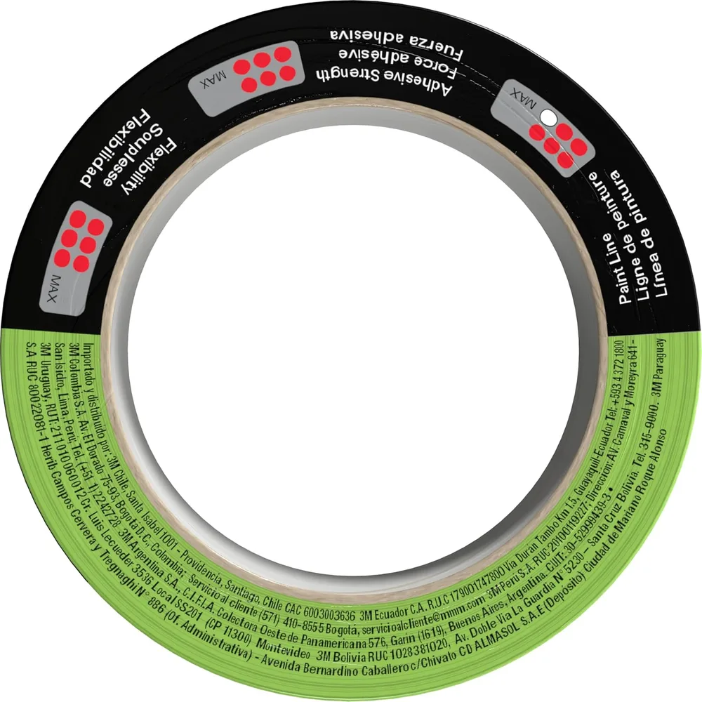 3M Automotive Performance Masking Tape, 36 mm, 6-Pack