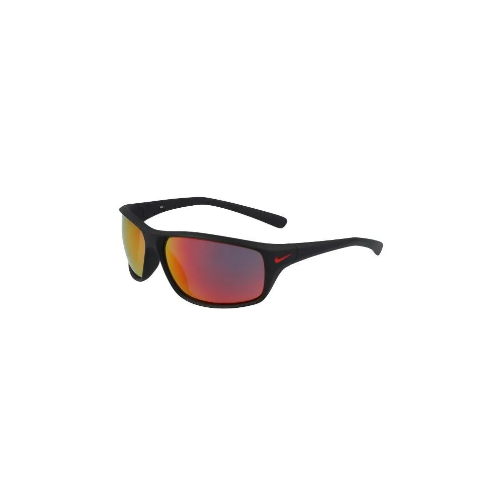Nike Adrenaline Men's Sunglasses, Matte Black/Grey, Black/Grey