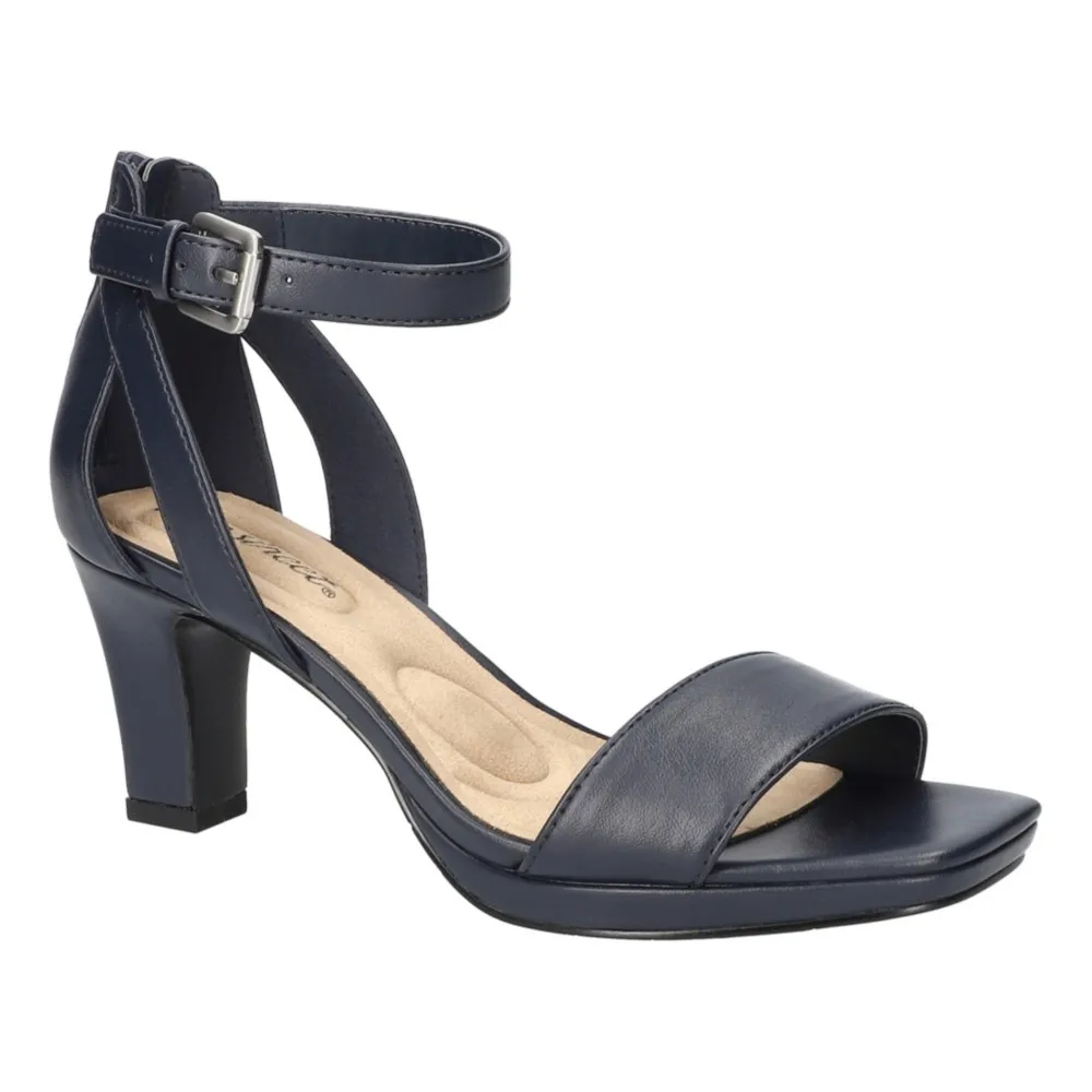 Easy Street Square Toe Heeled Sandals