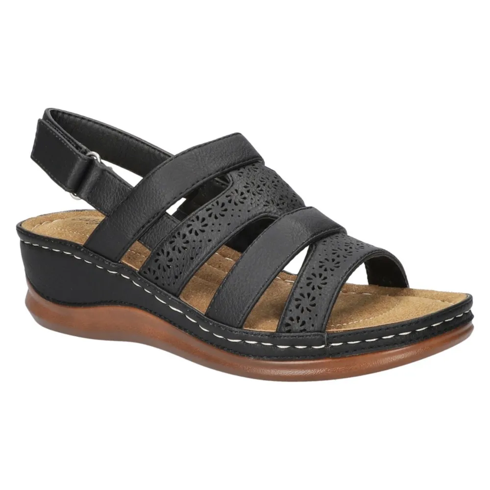 Easy Street Slingback Wedge Sandals - Alexi