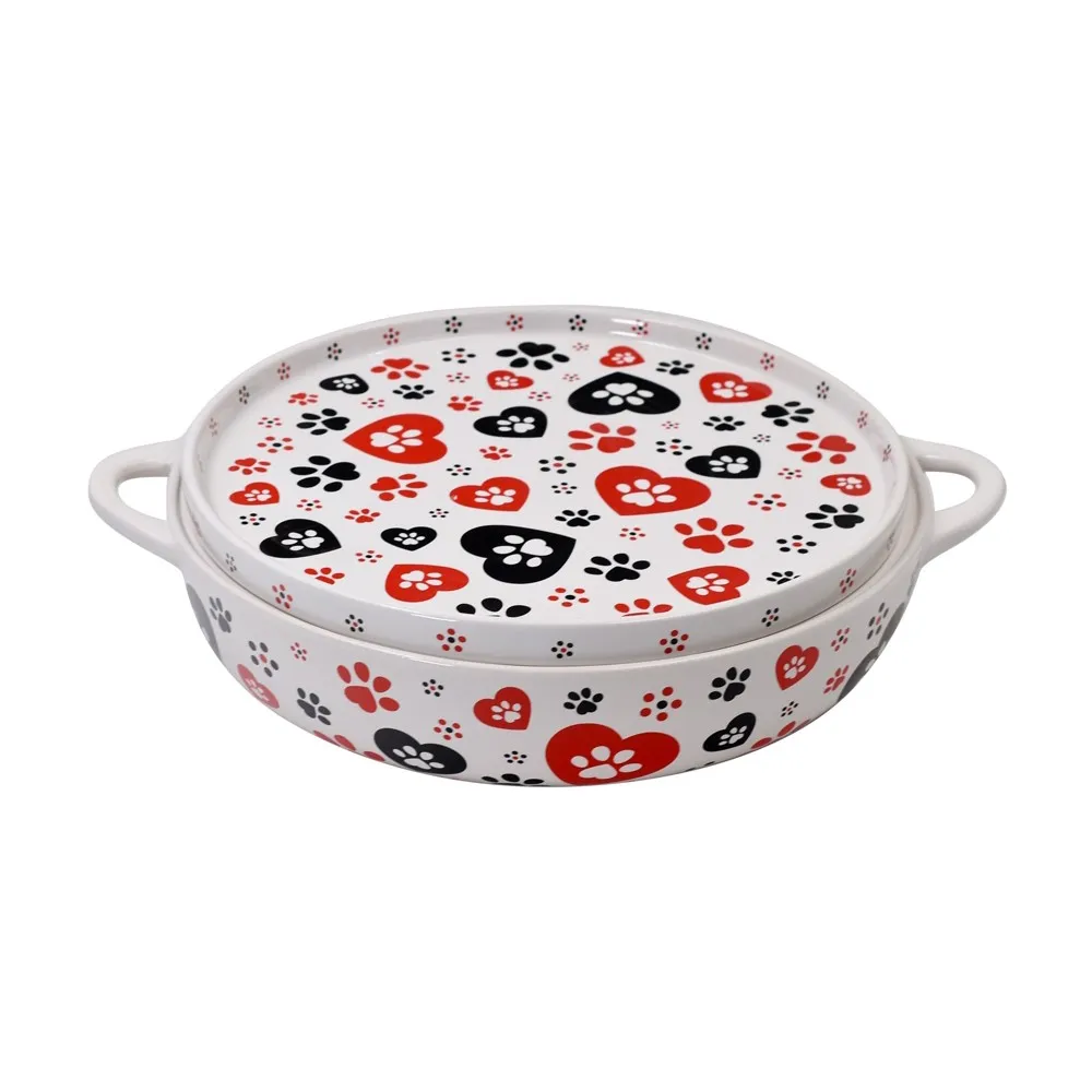 Temp-tations Seasonal 3.5-qt Casserole, Pawfetti